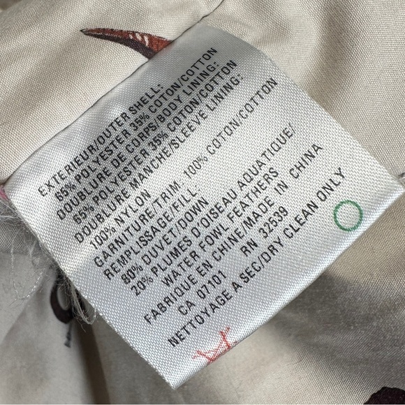 Cyclone Vintage Coat | Down/Feather filling | Quilted |  Size 6 | Dark Grey - Picture 10 of 11